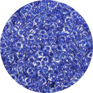 15/0 Japanese Seed Bead Shimmer Lined Midnight Blue 718