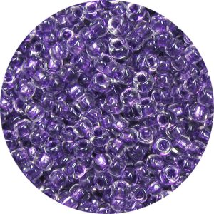 15/0 Japanese Seed Bead Shimmer Lined Royal Purple  719