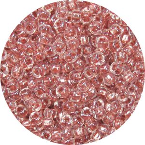 15/0  Japanese Seed Bead Shimmer Lined Vintage Rose 706