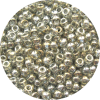 15/0 Japanese Seed Bead Transparent Gold Luster Light Black Diamond 318C