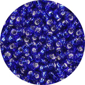 15/0 Japanese Seed Beads Silver Lined Cobalt Blue 20 