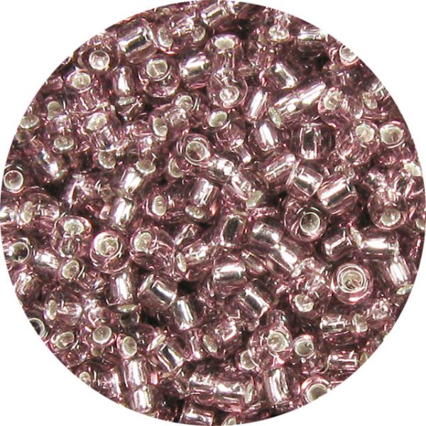 15/0 Japanese Seed Bead Silver Lined Light Amethyst Purple 12
