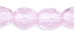 4mm Czech Faceted Round Fire Polish Beads - Alexandrite