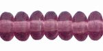 4mm Czech Pressed Glass Rondell Beads-Amethyst Purple