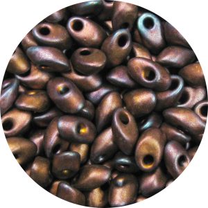 4X7mm Magatama, FR Metallic Dark Copper AB F460C