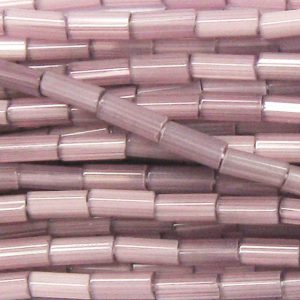 #3, 7mm Czech Bugle Bead, Purple Satin