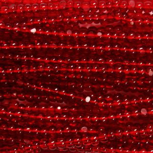 Czech Charlotte Cut Seed Bead Transparent Garnet