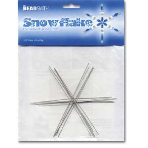 Wire Snowflakes 3.75", package of 8