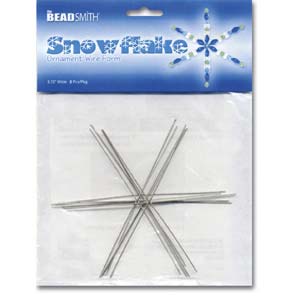 Wire Snowflakes 4.5", package of 7