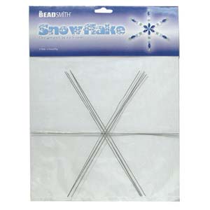 Wire Snowflakes 9", package of 4