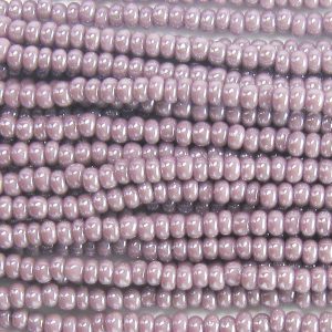 11/0 Czech Seed Bead, Opaque Lavender Luster