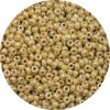 11/0 Japanese Seed Bead, Opaque Tan Luster*