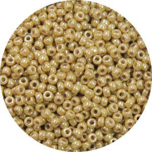 11/0 Japanese Seed Bead, Opaque Tan Luster*