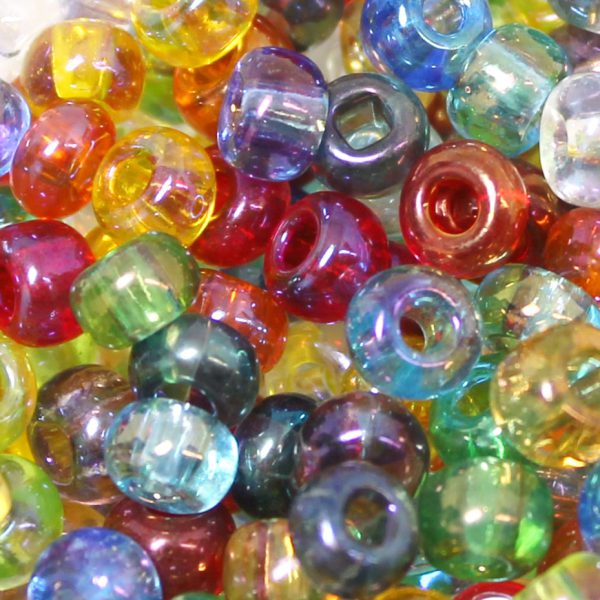 2/0 Czech Seed Bead Transparent AB Mix