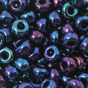 2/0 Czech Seed Bead Blue Iris