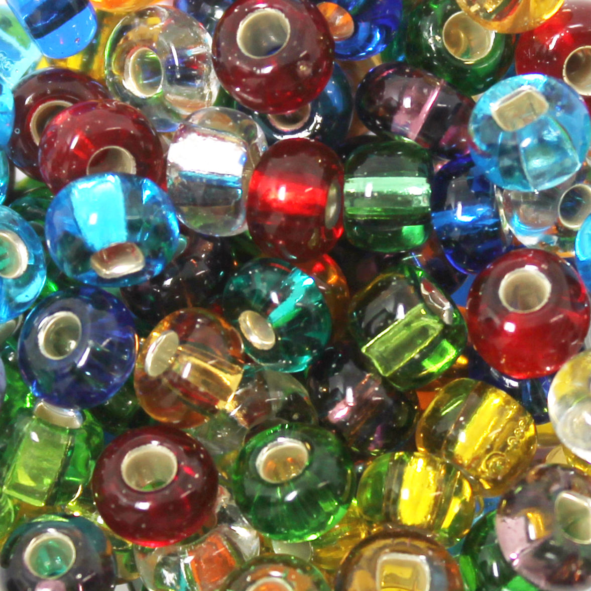 Opaque Multi-Color Glass Seed Beads - 8/0, Hobby Lobby