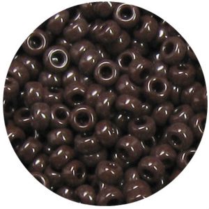 3/0 Japanese Seed Bead Opaque Dark Brown