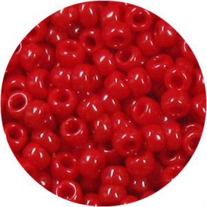 3/0 Japanese Seed Bead Opaque Dark Red