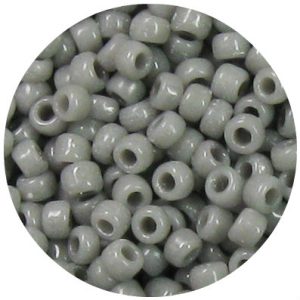 3/0 Japanese Seed Bead Opaque Grey