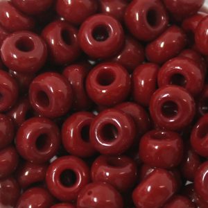 2/0 Czech Seed Bead Opaque Maroon