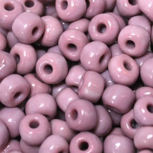 2/0 Czech Seed Bead Opaque Rosy Mauve