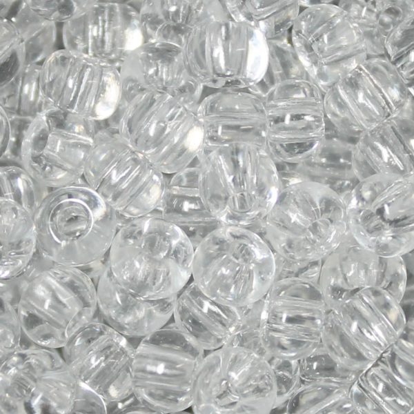 2/0 Czech Seed Bead Transparent Crystal