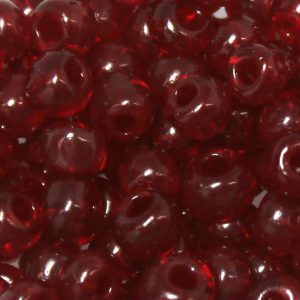 2/0 Czech Seed Bead Transparent Garnet