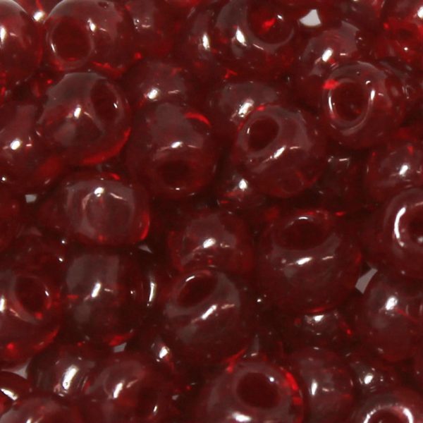 2/0 Czech Seed Bead Transparent Garnet