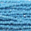 12/0 Czech Three Cut Seed Bead, Opaque Sky Blue