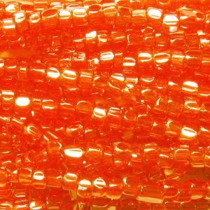 12/0 Czech Three Cut Seed Bead, Transparent Dark Hyacinth Luster