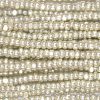11/0 Czech Charlotte/True Cut Seed Bead, Galvanized Silver