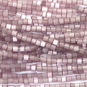 8/0 Czech Two Cut Seed Bead, Purple Satin