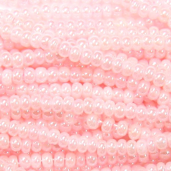 6/0 Czech Seed Bead, Ceylon Pink