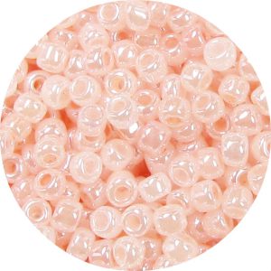 6/0 Japanese Seed Bead, Ceylon Baby Pink