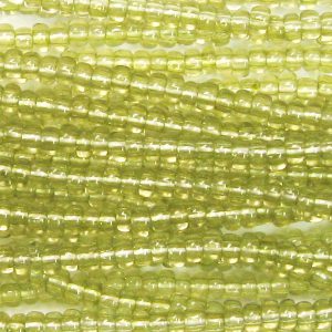 6/0 Czech Seed Bead, Transparent Brown Olivine Tint