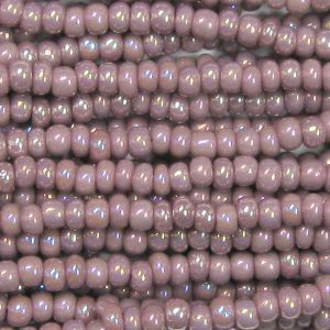 6/0 Czech Seed Bead, Opaque Lavender AB