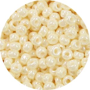 6/0 Japanese Seed Bead, Eggshell