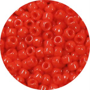 6/0 Japanese Seed Bead, Opaque Red