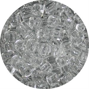 6/0 Japanese Seed Bead, Transparent Crystal