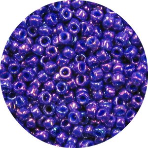 6/0 Japanese Seed Bead, Metallic Royal Purple