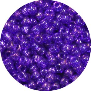 6/0 Japanese Seed Bead, Transparent Dark Violet AB**