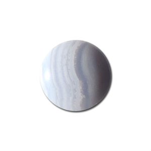 Blue Lace Agate Cabochons 20 mm Round Semi Precious Gemstones