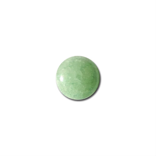 Green Aventurine Cabochons 12 mm Round Semi Precious Gemstones