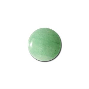 Green Aventurine Cabochons 16 mm Round Semi Precious Gemstones