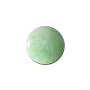 Green Aventurine Cabochons 18mm Round Semi Precious Gemstones