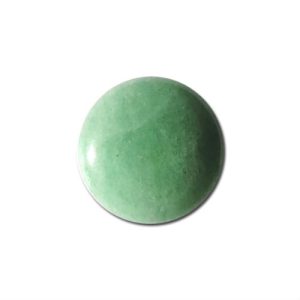 Green Aventurine Cabochons 20 mm Round Semi Precious Gemstones