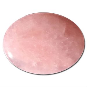 Rose Quartz Cabochons 40x30 mm Oval Semi Precious Gemstones