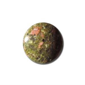 Unakite Cabochons 20 mm Round Semi Precious Gemstones