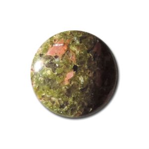 Unakite Cabochons 25mm Round Semi Precious Gemstones