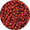 6/0 Japanese Seed Bead, Pink Lined Dark Topaz